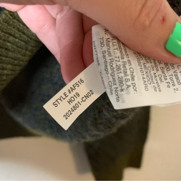 Madewell Short Kent Ex-Boyfriend Cardigan Sweater in Tonal Herringbone size L - Picture 7 of 8